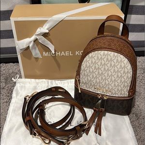 SOLD Michael kors mini rhea convertible backpack